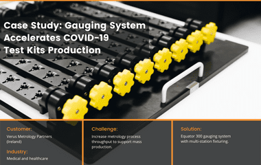 Case Study: Gauging System Accelerates COVID-19 Test Kits Production